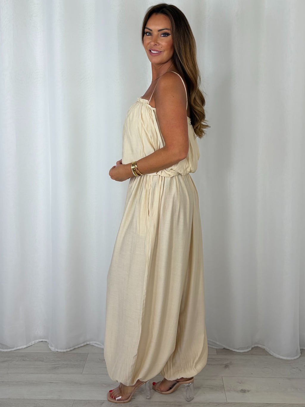 Balloon Strap Top And Trouser Co-Ord (8 Colours)