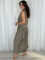 Sleeveless Waistcoat Jacket And Trouser Co-Ord