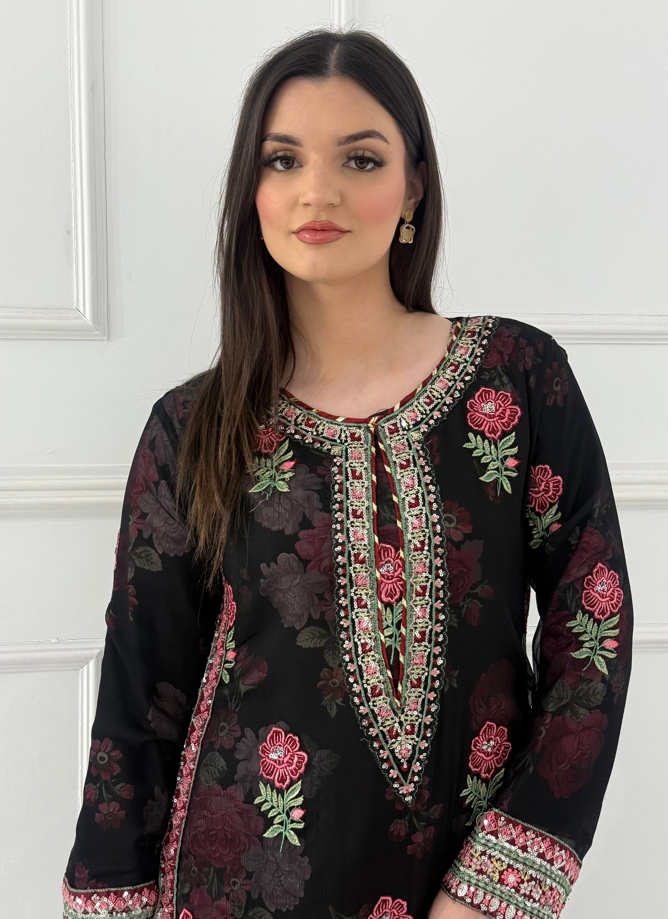 SFSH-13 - Readymade - Chiffon Net Outfit 2026