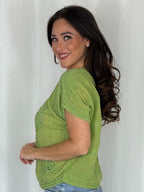 Crochet Round Neck Top (8 Colours)