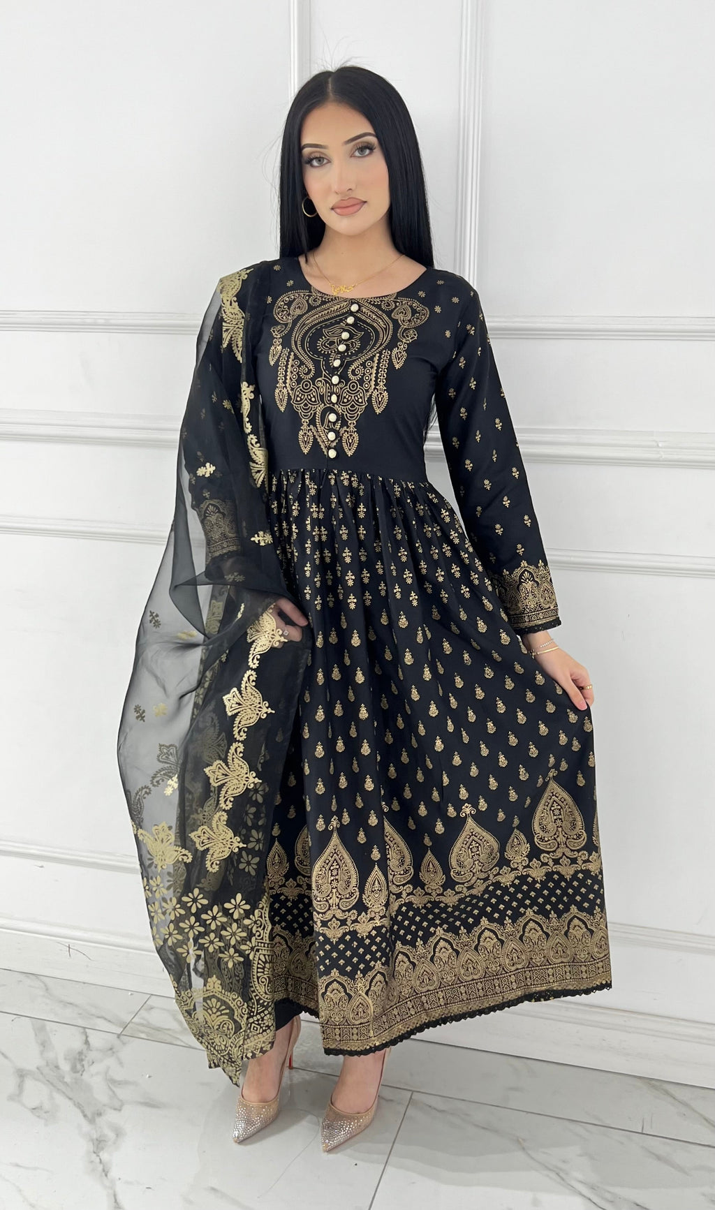HK245 Gavinchi - Readymade Mother & Daughter Dress