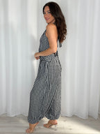 Gingham Tie-Back Waistcoat And Balloon Trouser Co-Ord (4 Colours)