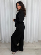 Drawstring Waist Jacket & Trouser Co-Ord (4 Colours)