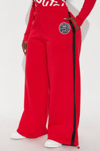 Von Dutch Favorite Fleece Wide Leg Pants