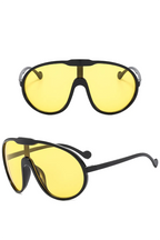 Yellow Lens Oversized Frame Outdoor Sunglasses