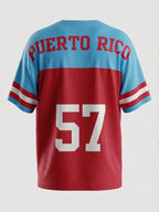 Women's Puerto Rico Soccer Jersey - Vibrant All-Over Print Athletic Top