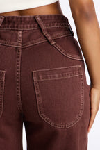 Sophie Classic 90's Denim Jorts - Brown