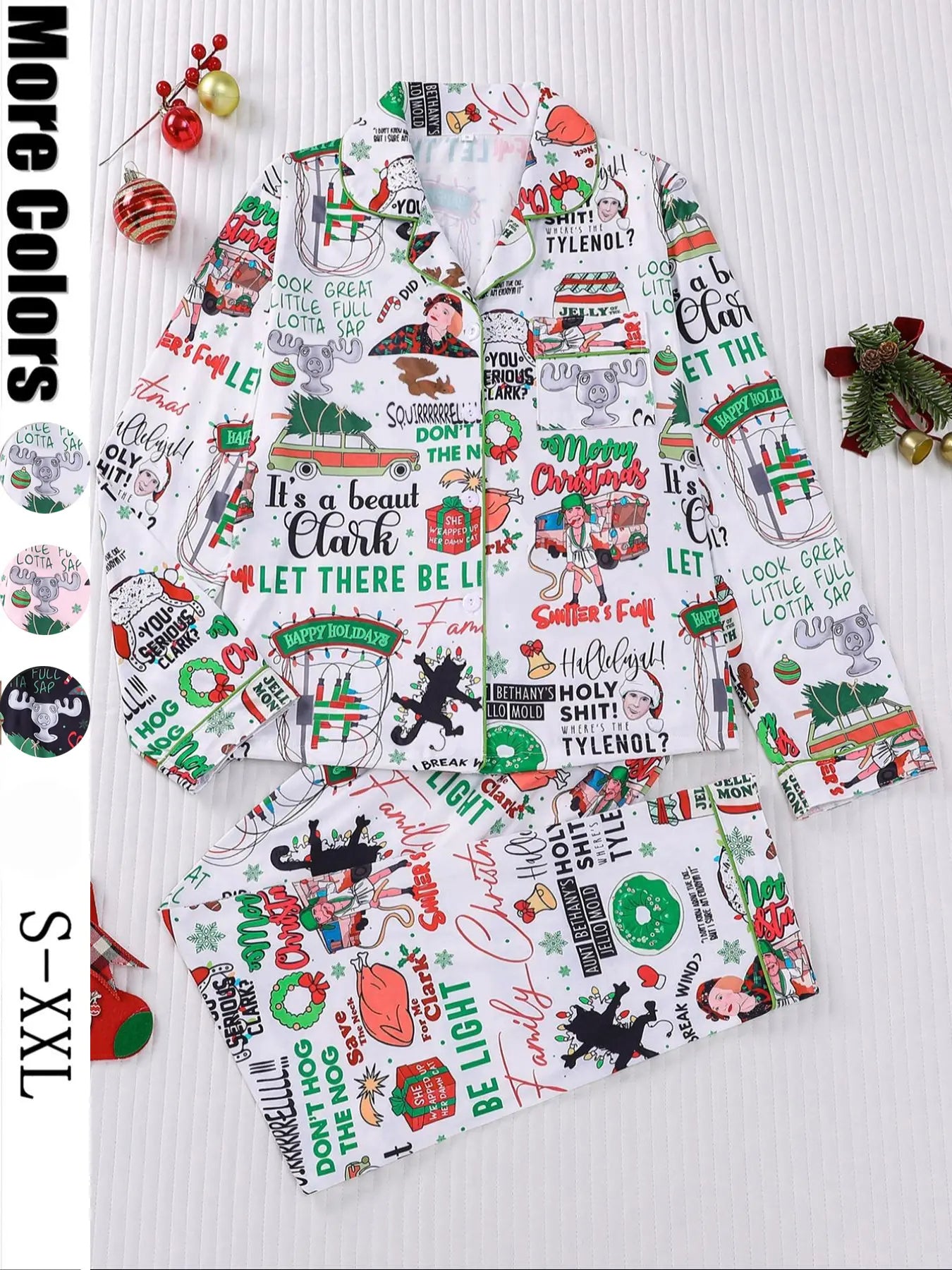 [Christmas Pajamas]It's A Beaut Clark Christmas Women's Set