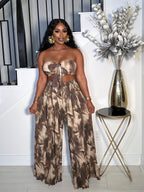 WILD GIRL PALAZZO PANTS SET