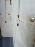 MONACO - Luxury Zip Up Co-Ord (Cream)
