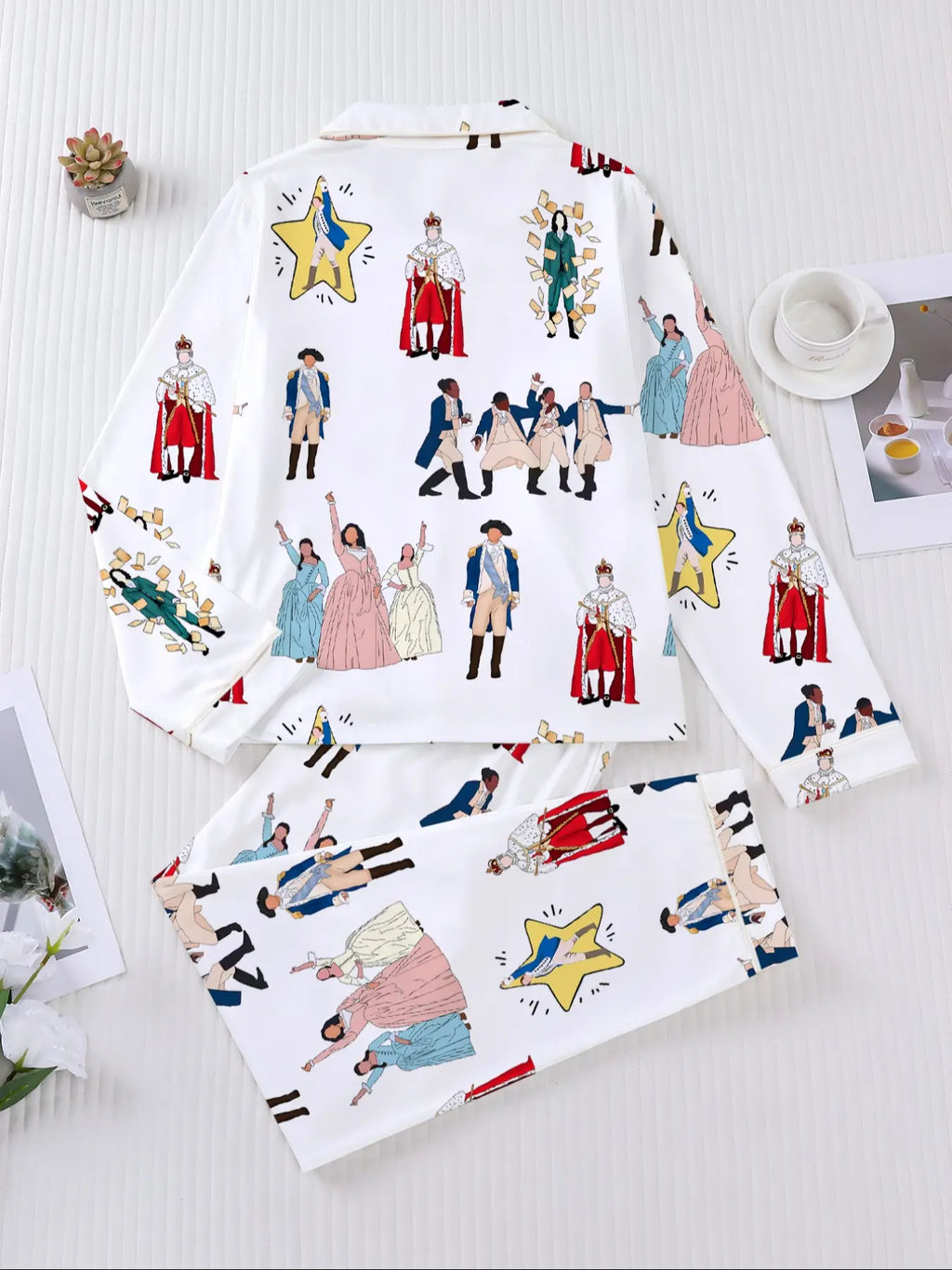 Hamilton Musical Print Women's Pajama Set