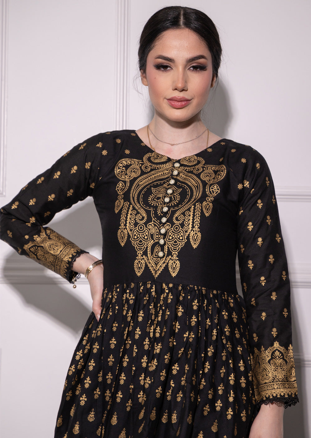 HK245 Gavinchi - Readymade Mother & Daughter Dress