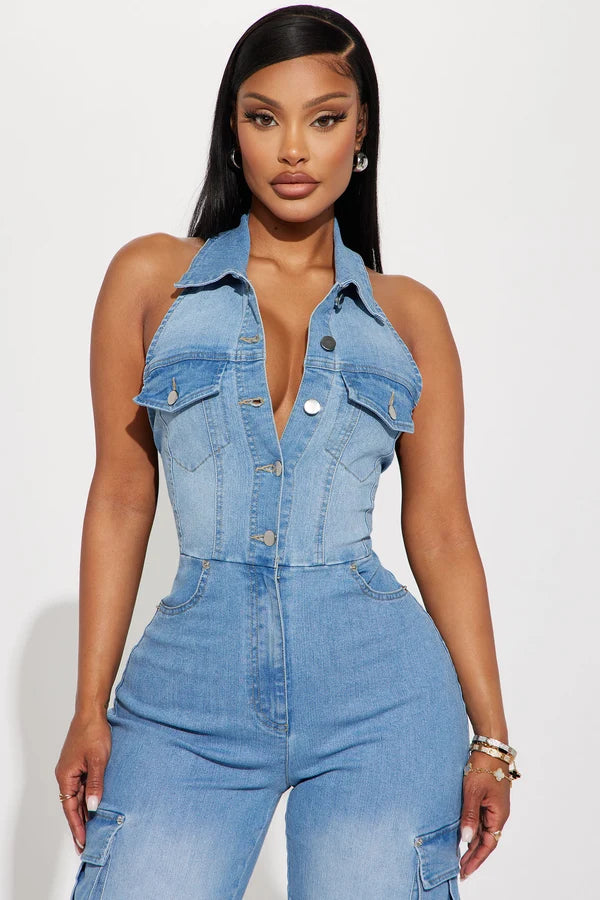 Downtown Girl Balloon Jumpsuit