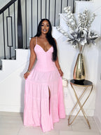 SOFT SUMMER LINEN MAXI DRESS