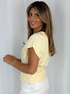 Batwing Corset Style Cinched Top (2 Colours)