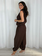 Harem Trouser And Balloon Top With Stone Detail Co-Ord (4 Colours)