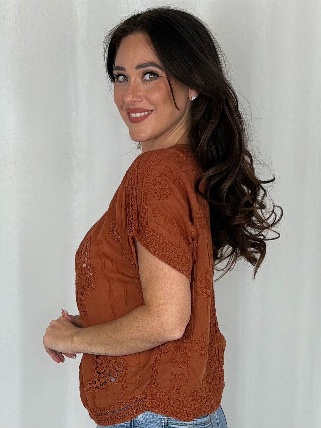 Crochet Round Neck Top (8 Colours)