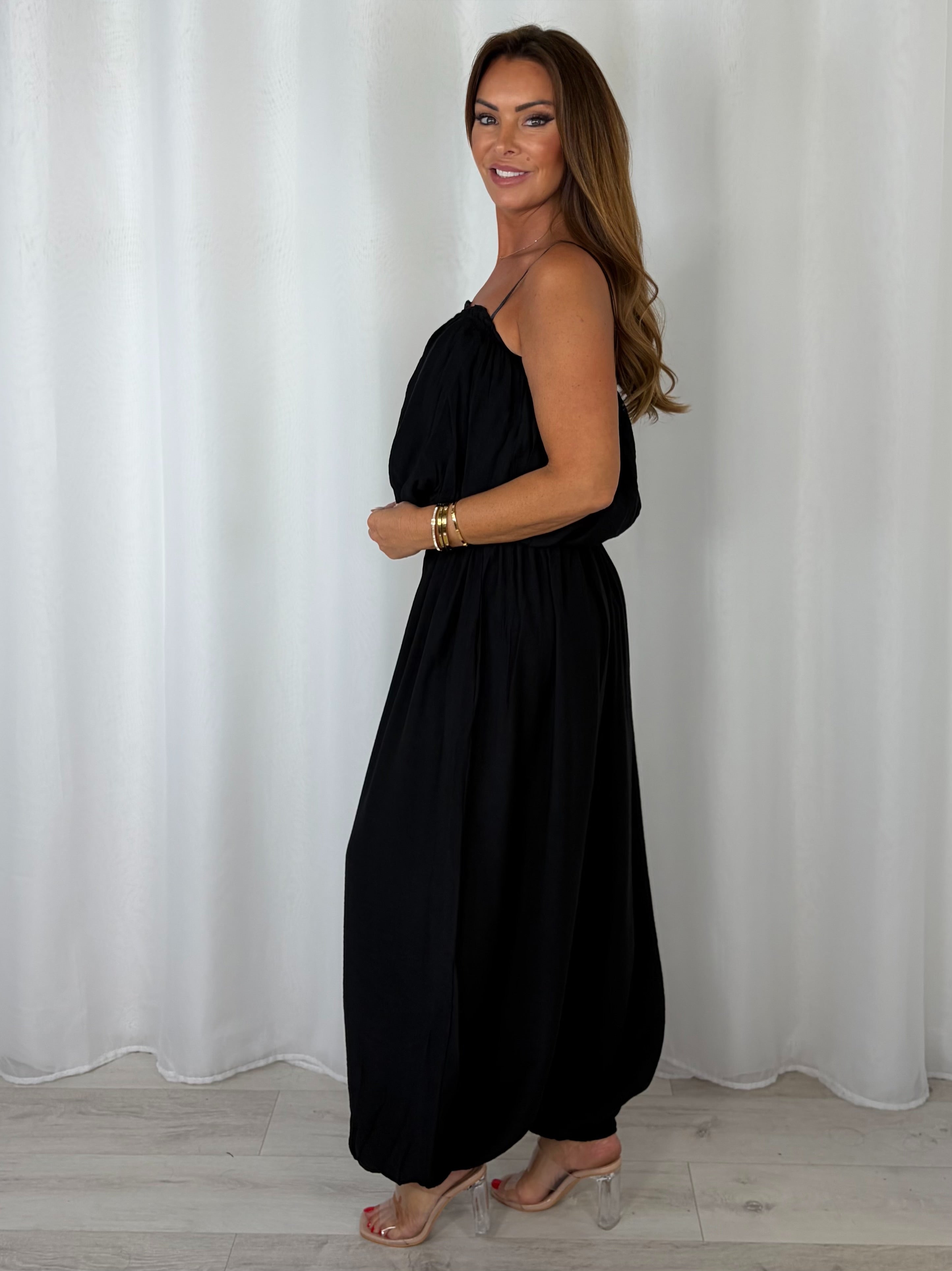 Balloon Strap Top And Trouser Co-Ord (8 Colours)