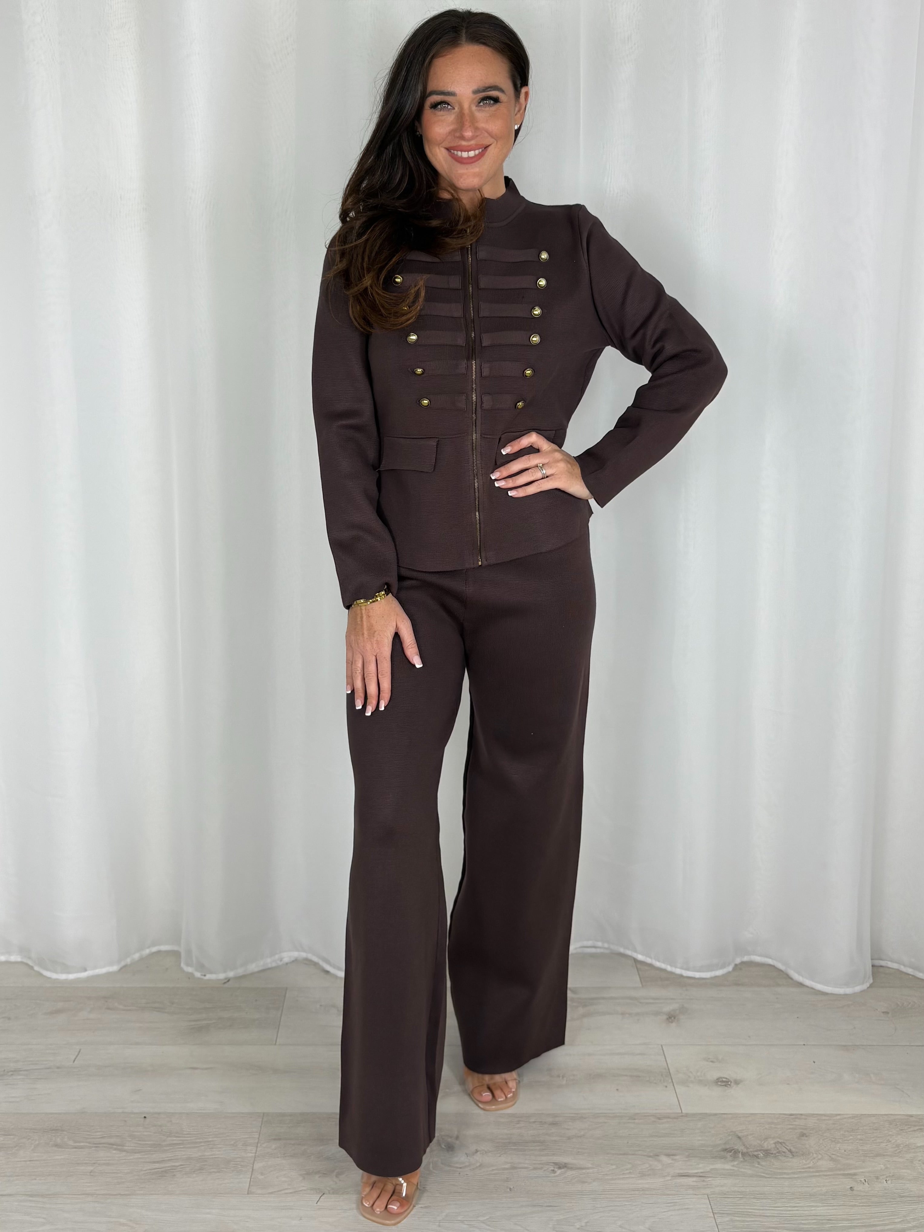 Military Top And Trouser Co-Ord (2 Colours)