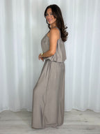 Balloon Style Thick Strap Top And Gathered Trouser Co-Ord (10 Colours)