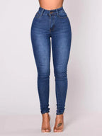 🖤 Sleek & Stretchy High-Waist Denim Pencil Pants – Chic, Comfy & Perfect for Every Outfit! 🔥