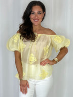 Sheer Off The Shoulder Top (2 Colours)