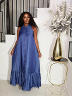 ENDLESS SUMMER MAXI DRESS (DENIM BLUE)