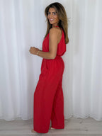 Cut Out Rope Detail Top & Trouser Co-Ord (2 Colours)
