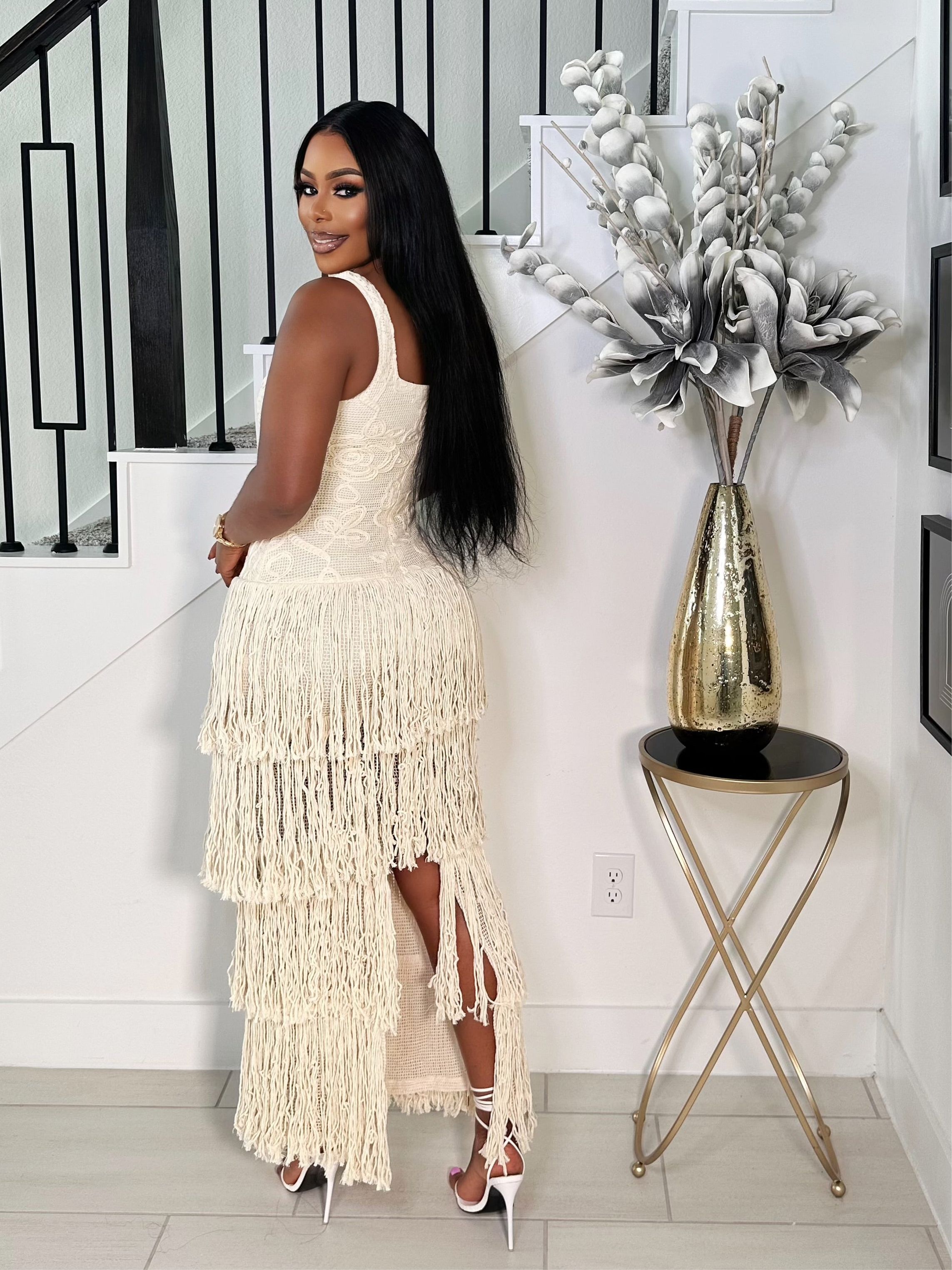 THE MILLEY WAFFLE KNIT DRESS