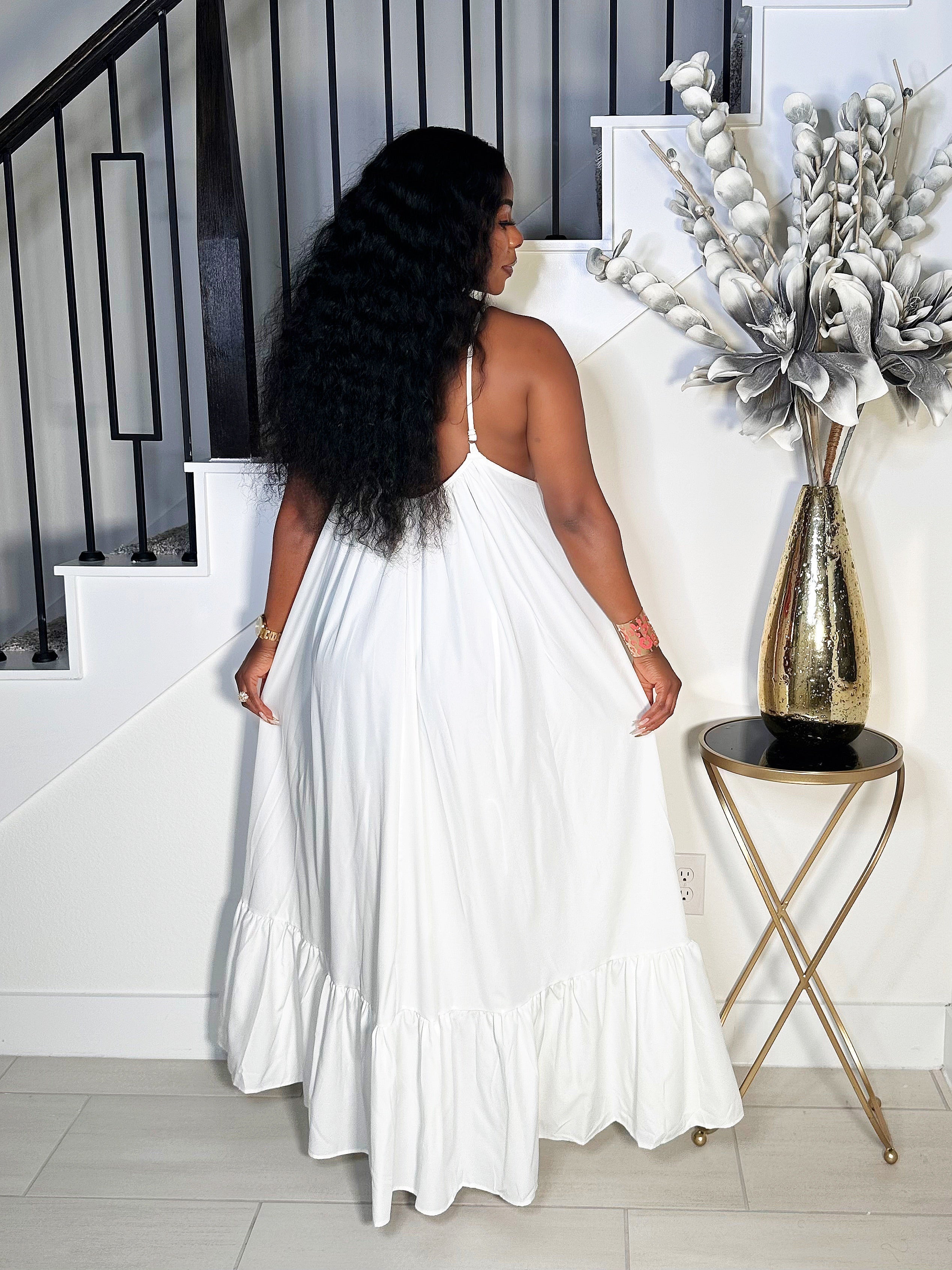 GIVE ME MY FLOWER MAXI ONE SIZE DRESS