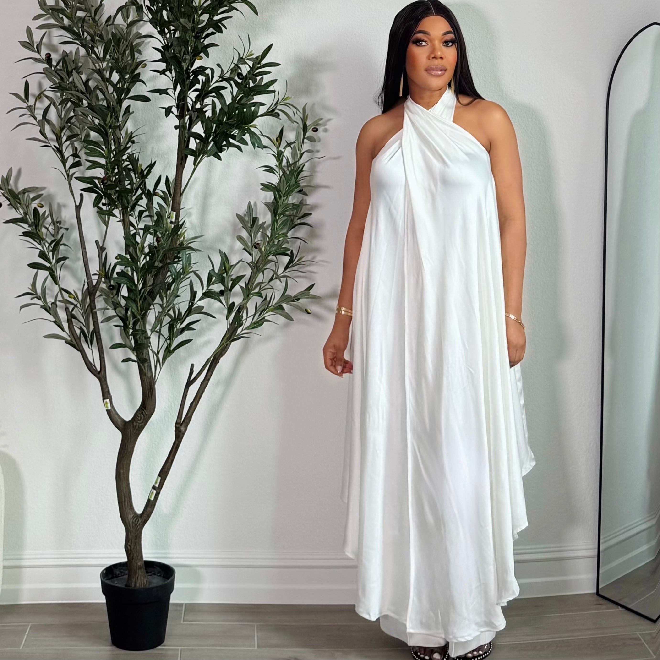 Ivory Draped Set