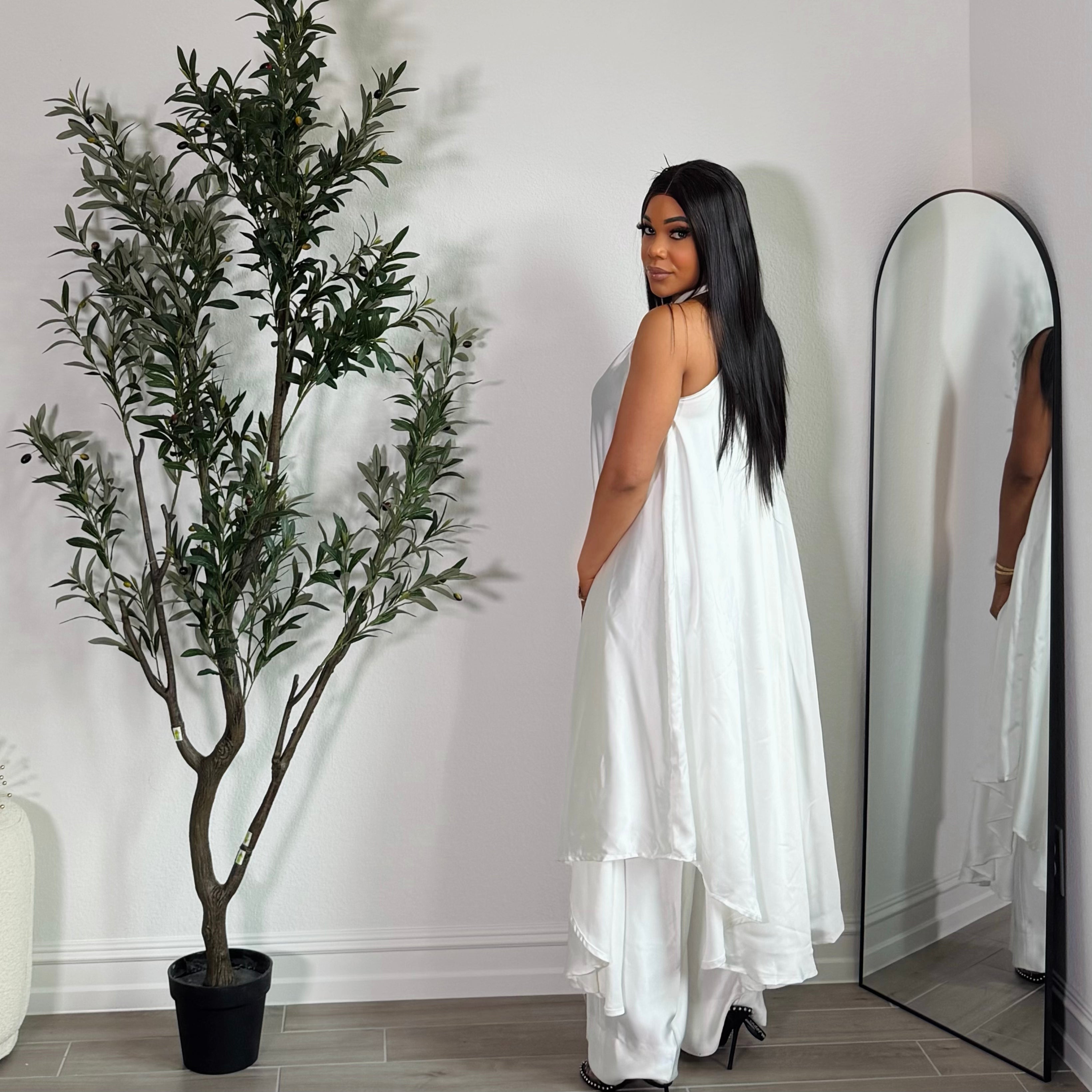 Ivory Draped Set