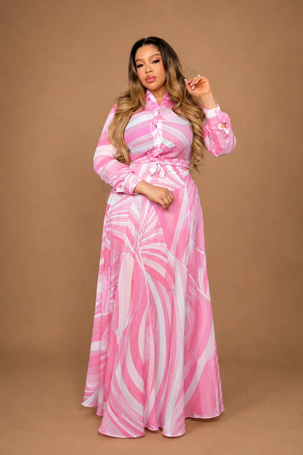 Blush Harmony Maxi Set