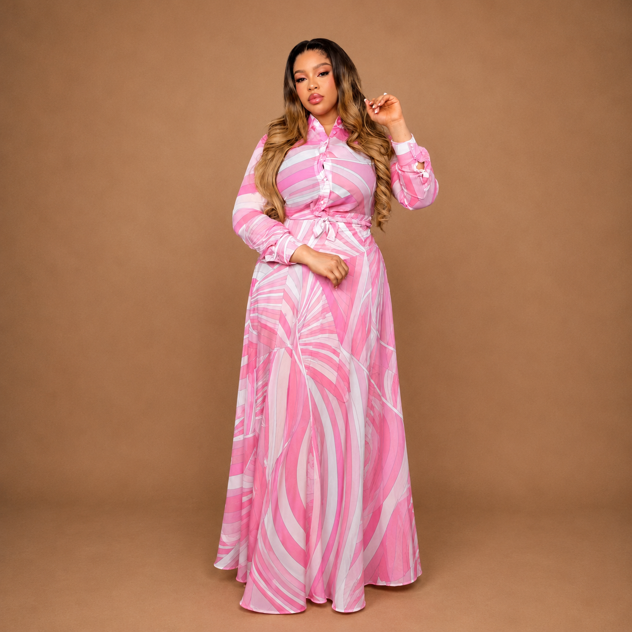 Blush Harmony Maxi Set