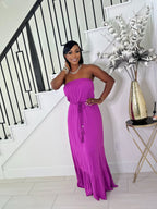 STAY WITH ME STRAPLESS MAXI DRESS (ORCHID)