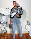 SWIRL THE BLOCK COZY SWEATER (RESTOCKED)
