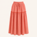 Amelia Gingham Smocked Maxi Set