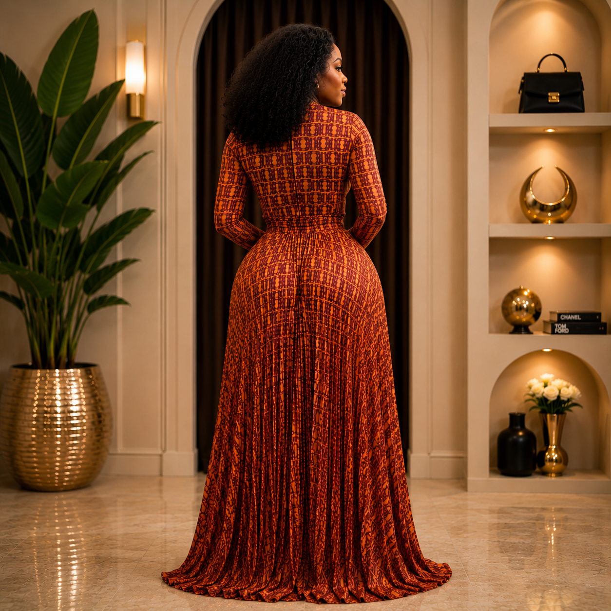 Sahara Pleated Set