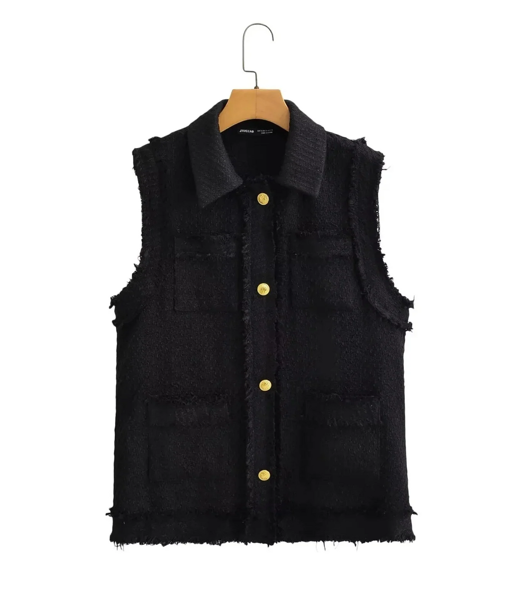 ANGET TWEED VEST