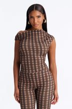 Checkmate One Shoulder Jumpsuit