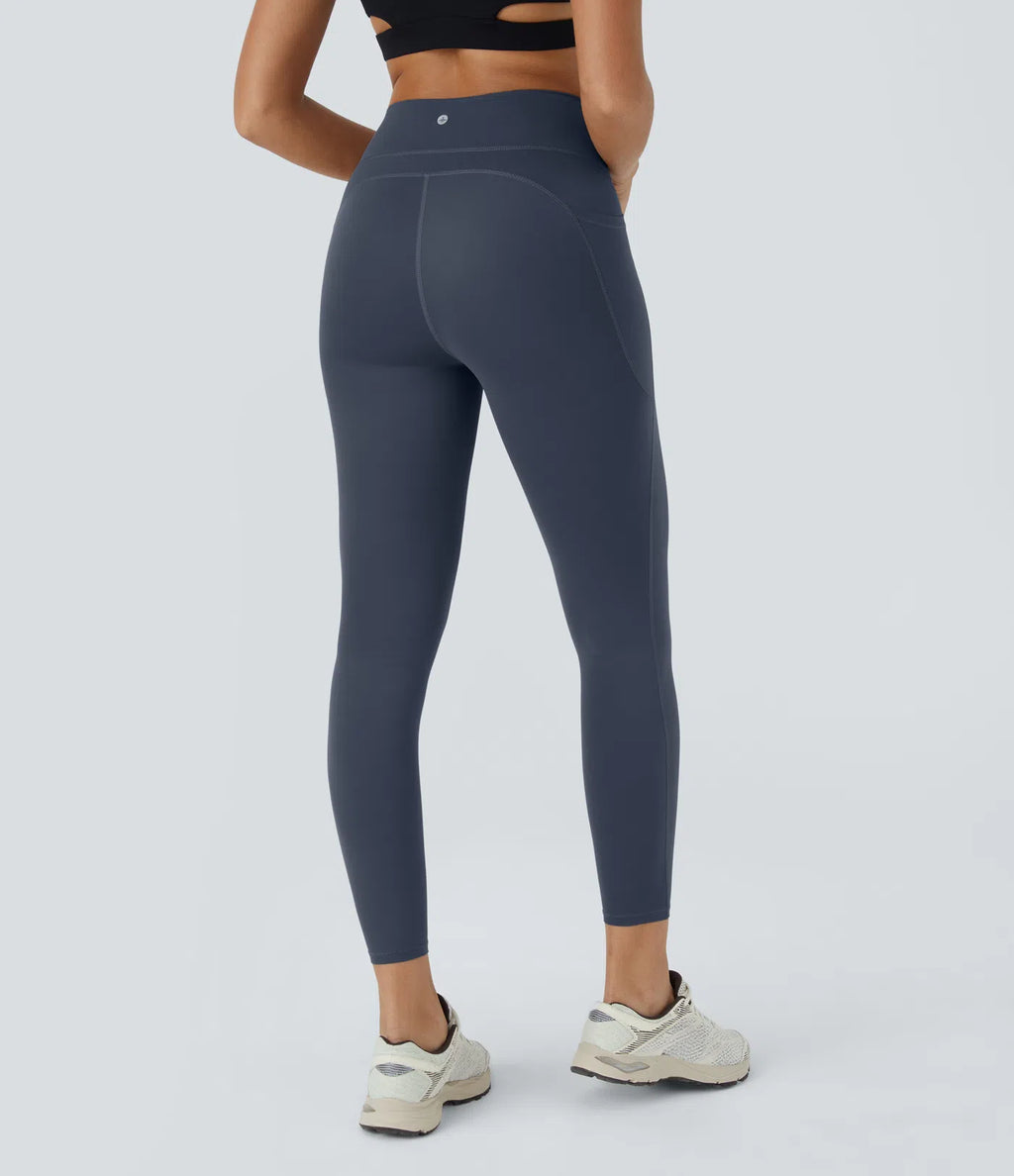 UltraSculptTM High Waisted Tummy Control Pocket Training Leggings