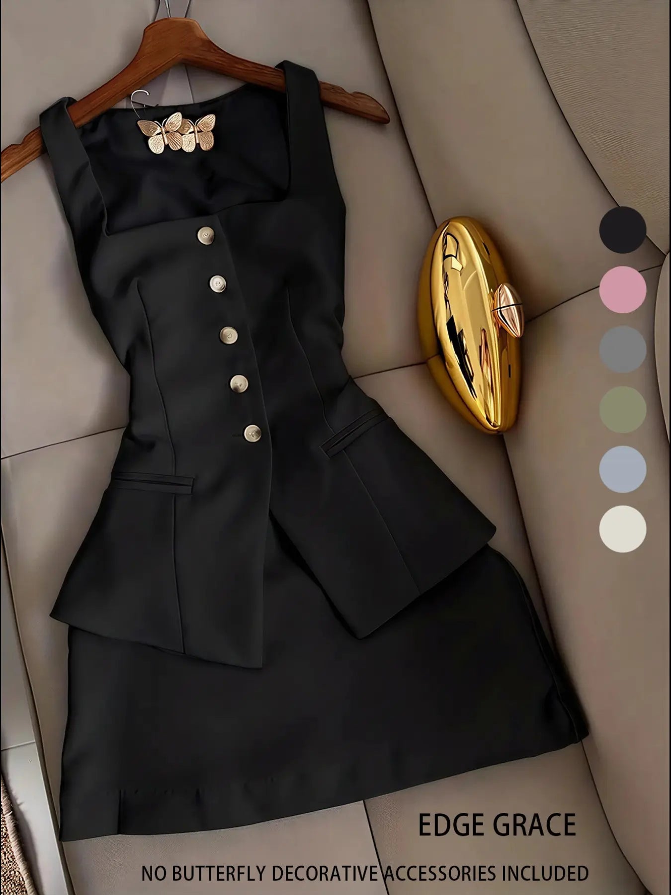 New Women's Short Skirt Two-Piece Set Vest Top Elegant Aesthetic Minimalist Casual Fashion, Stylish Summer Outfit, Perfect for Daily Wear Womenswear