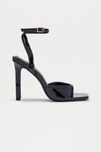 Gaige Patent Heels - Black