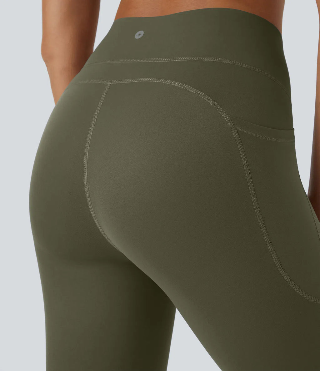 UltraSculptTM High Waisted Tummy Control Pocket Training Leggings