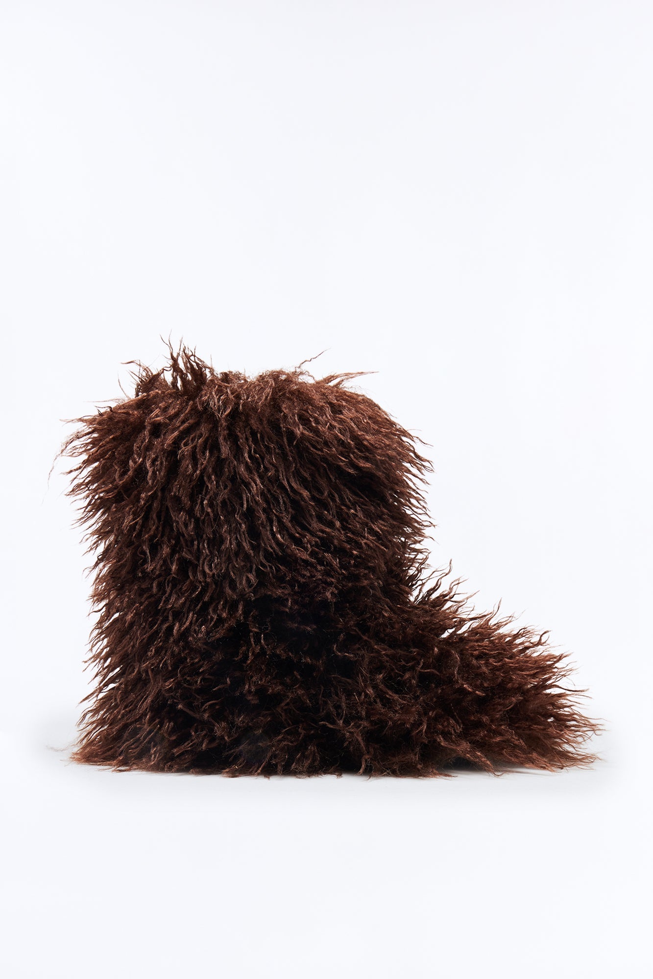Freeze Faux Fur Booties - Black