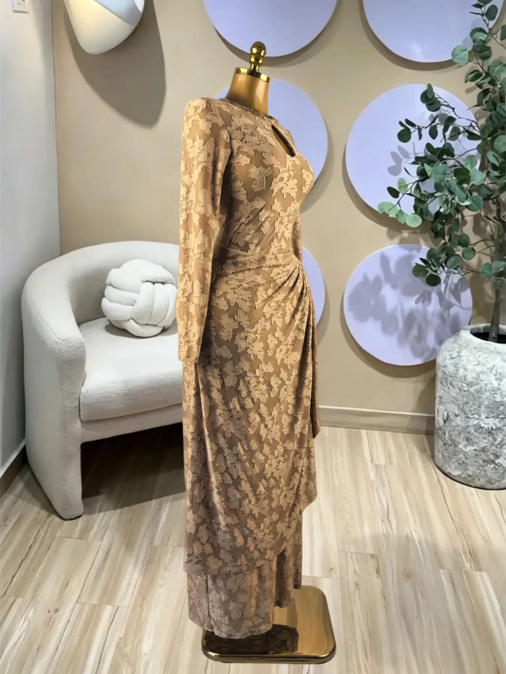 Elegant Women's V-Neck Pleated Long Sleeve Bodycon Maxi Prom Dress, Sexy Birthday Party Outfit Resort Fashion Gown, Elegant Evening Wear,Lady Casual Skirt,Female Brunch Dresses,Graduation Dresses
