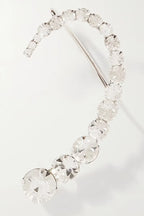 Rhinestone Arc-Shaped Fashionable Stud Earrings