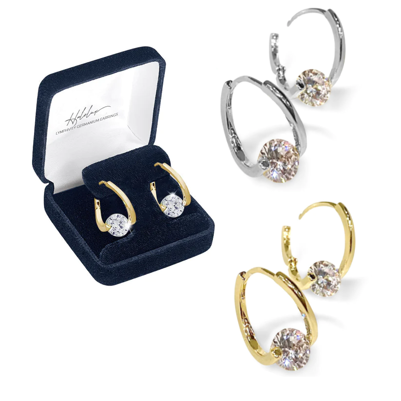 (LAST DAY SALE-80% OFF)Lymphvity MagneTherapy Germanium Earrings
