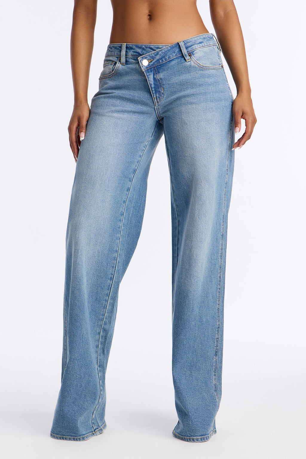 Tall Eastside Low Rise Crossover Wide Leg Jean - Vintage Wash