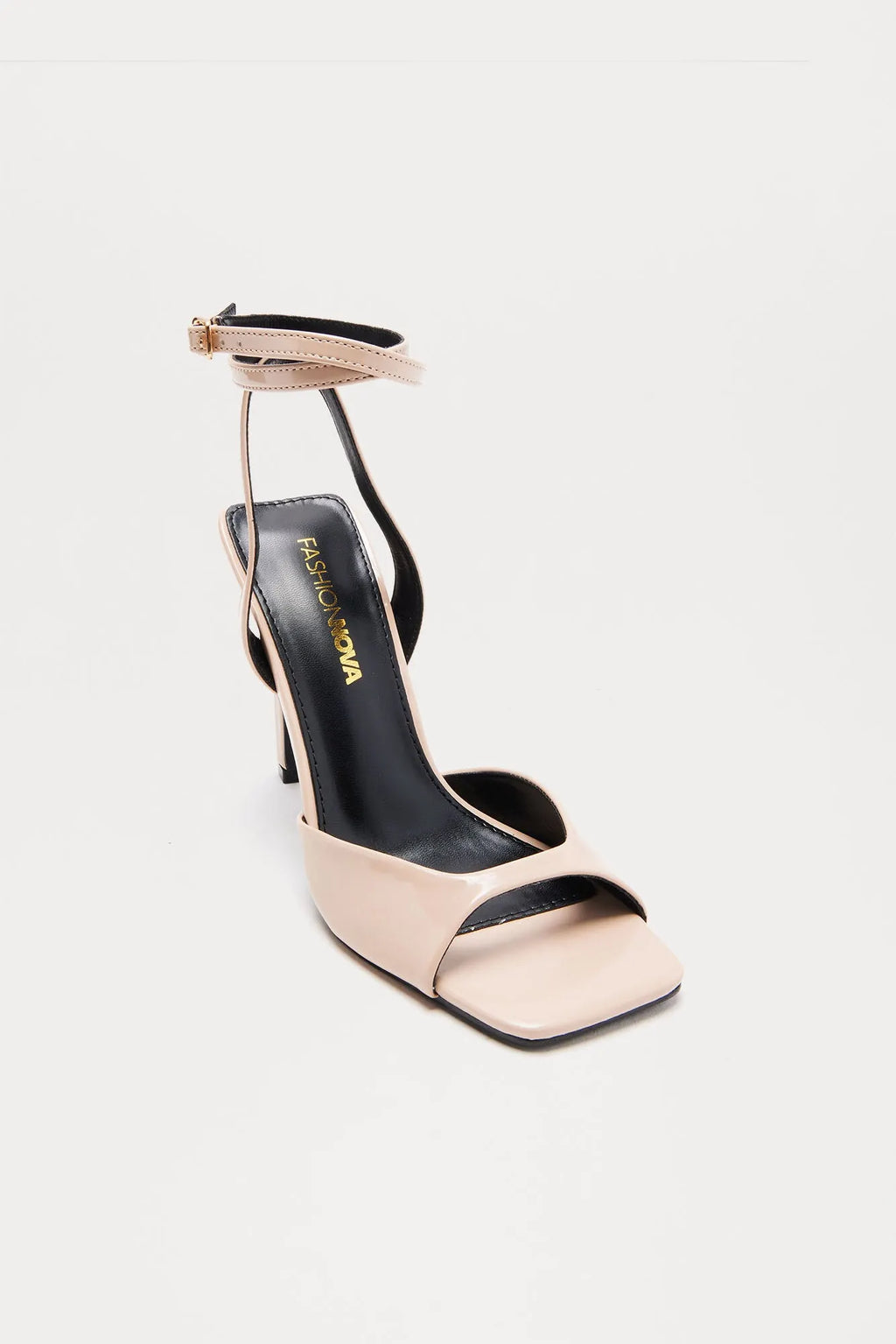 Gaige Patent Heels - Black